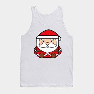 Kawaii Square Santa Claus Tank Top